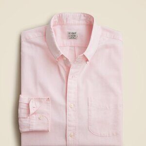 J crew pale rose Oxford Broken-in organic cotton oxford shirt